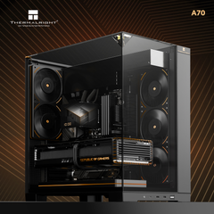 Vỏ case máy tính Thermalright TR - A70 Tempered Glass - BLACK (ATX / Micro-ATX / Mini-ITX)
