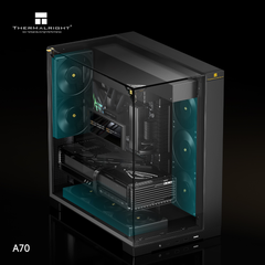Vỏ case máy tính Thermalright TR - A70 Tempered Glass - BLACK (ATX / Micro-ATX / Mini-ITX)