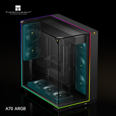Vỏ case máy tính Thermalright TR-A70 ARGB Tempered Glass - BLACK (LED VIỀN ARGB)