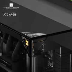 Vỏ case máy tính Thermalright TR-A70 ARGB Tempered Glass - BLACK (LED VIỀN ARGB)