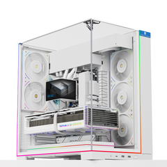 Vỏ case máy tính Thermalright TR-A70 ARGB Tempered Glass - WHITE (LED VIỀN ARGB)