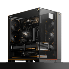 Vỏ case máy tính Thermalright TR - A70 VISION Tempered Glass - BLACK (ARGB, SCREEN LCD)