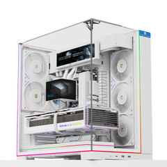 Vỏ case máy tính Thermalright TR - A70 VISION Tempered Glass - WHITE (ARGB, SCREEN LCD)