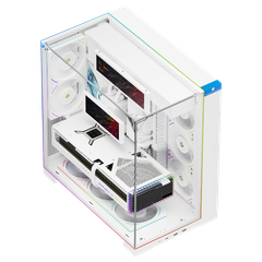 Vỏ case máy tính Thermalright TR - A70 VISION Tempered Glass - WHITE (ARGB, SCREEN LCD)