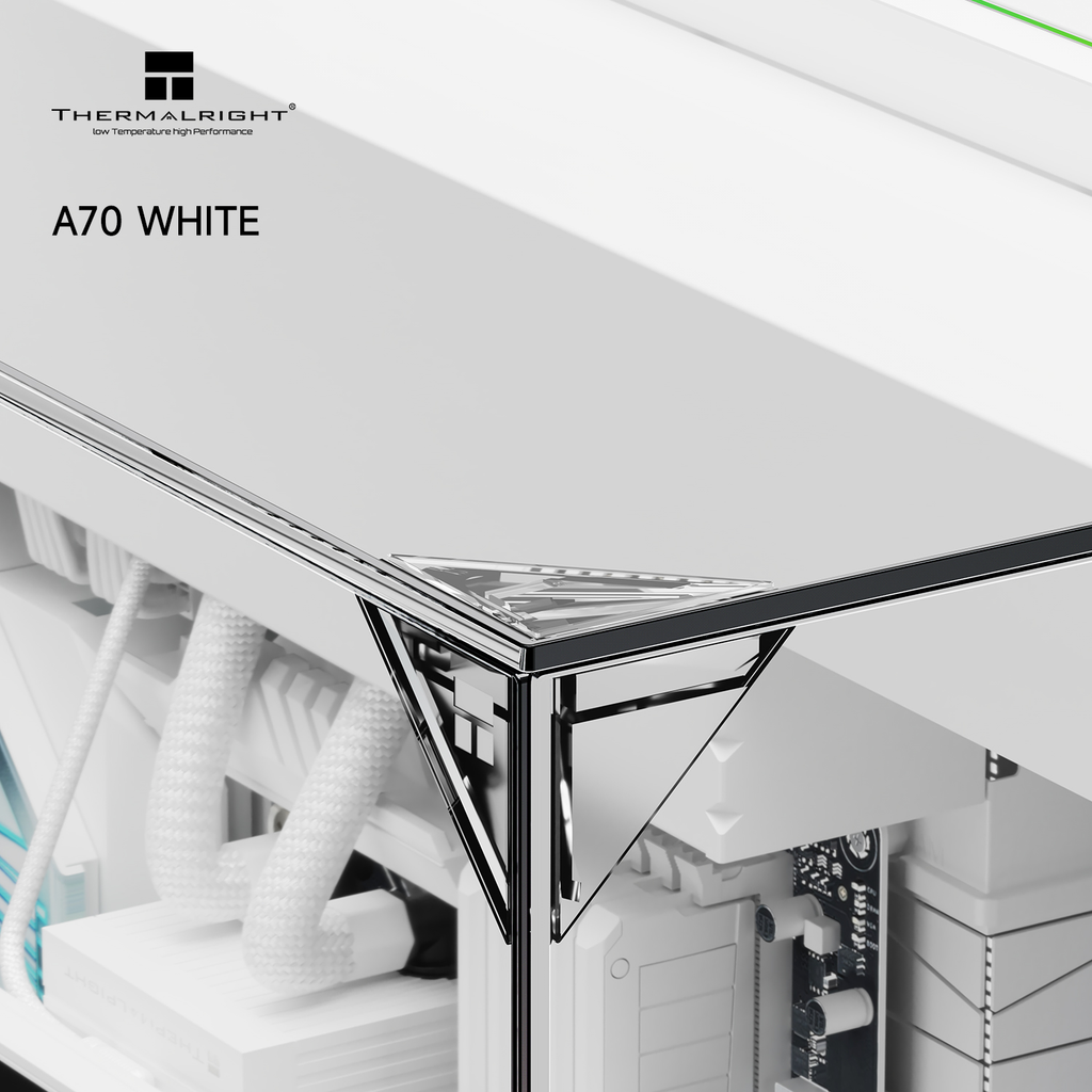 Vỏ case máy tính Thermalright TR - A70 Tempered Glass - WHITE (ATX / Micro-ATX / Mini-ITX)