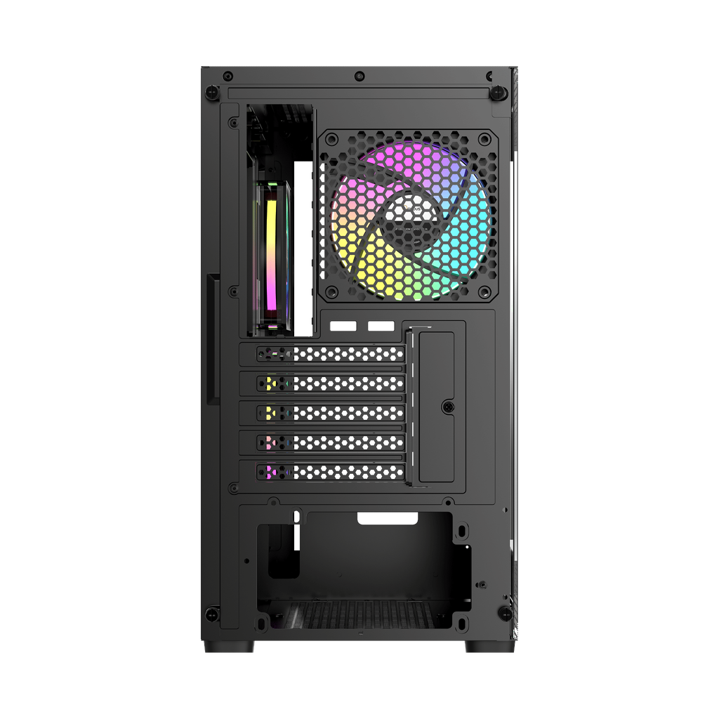 Vỏ Case Ocypus Gamma C52 ARGB - BLACK (Sẵn 3 Fan ARGB)