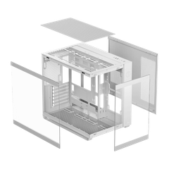 Vỏ Case Ocypus Iota C70 ARGB - WHITE (Kèm 6 Fan ARGB)