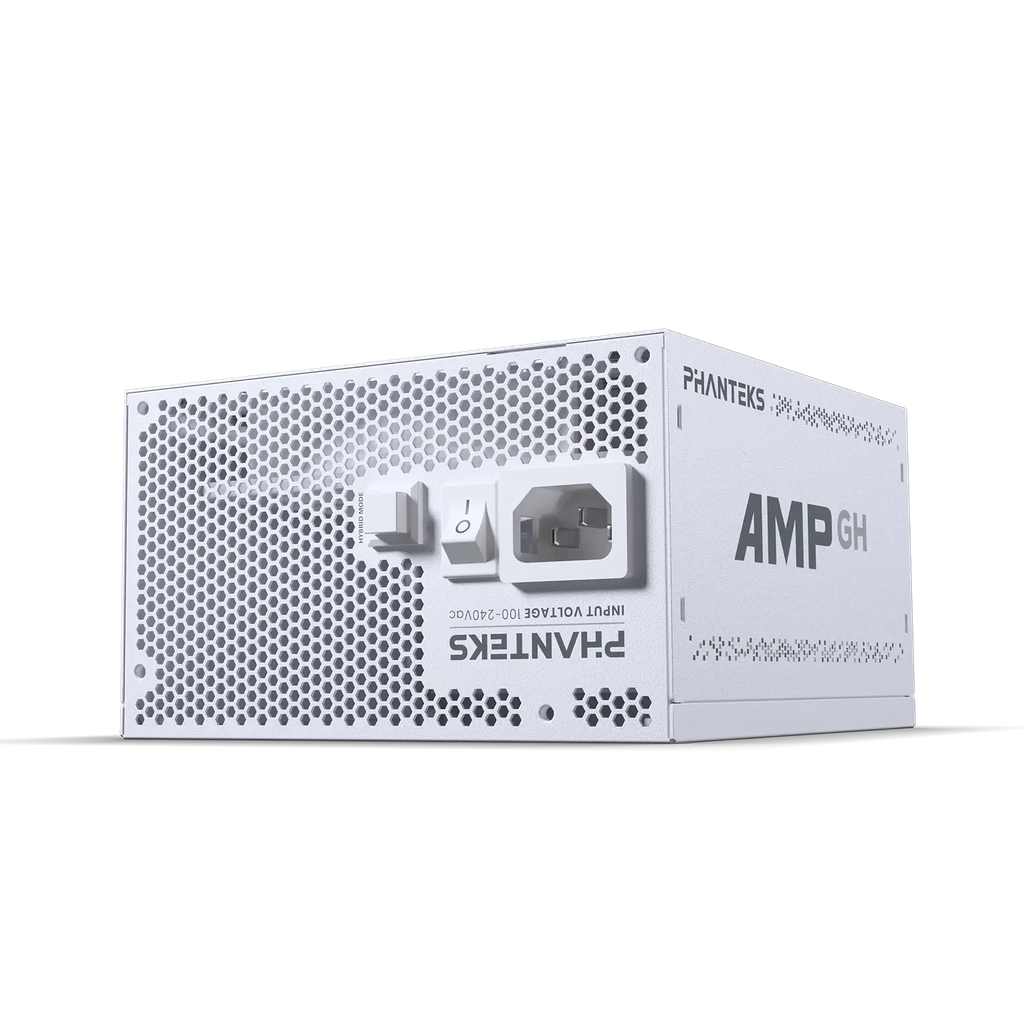 Nguồn Máy Tính Phanteks AMP GH 1200W - WHITE (PCIe 5.1/ ATX 3.1/ Full Modular/ 80 Plus Platinum)