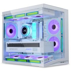 Vỏ Case Lian Li O11 Dynamic Mini V2 - White (ATX/Mid Tower/Không quạt)