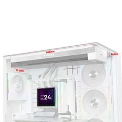 Tản Nhiệt Nước AIO Lian Li HYDROSHIFT II LCD-S 360 - WHITE (Non-Fan)