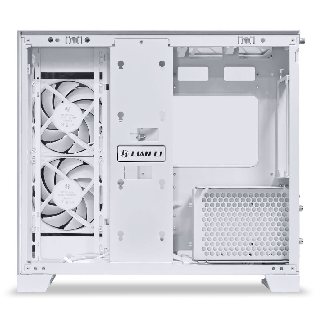 Vỏ Case Lian Li O11 Dynamic Mini V2 FLOW - White (ATX/Mid Tower/Kèm 5 quạt)