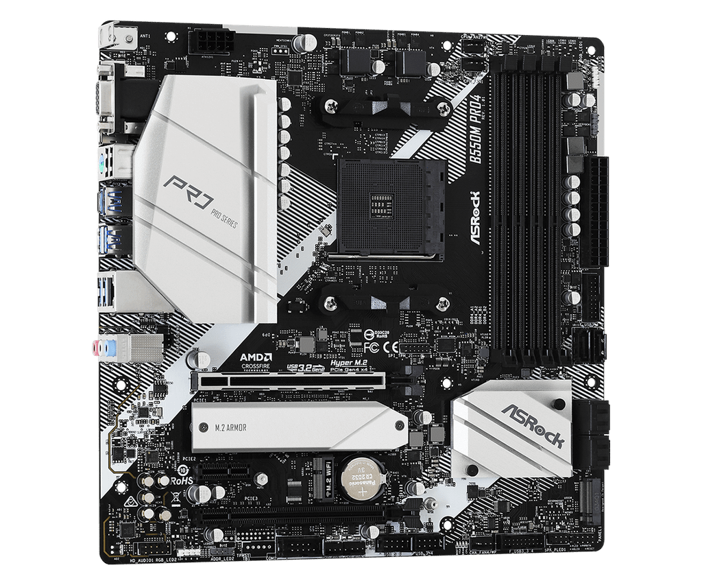 BO MẠCH CHỦ MAINBOARD ASROCK B550M PRO4