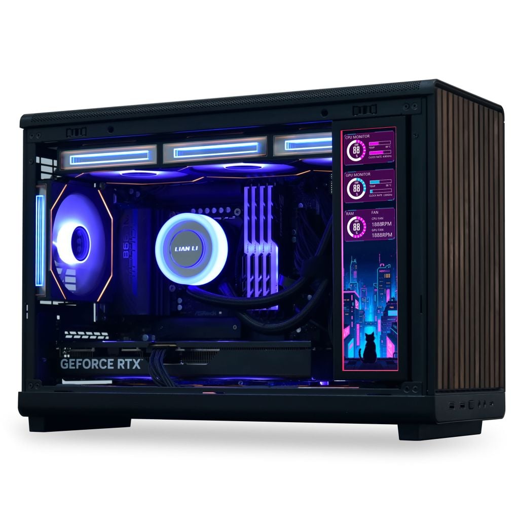 Màn hình LCD IPS Lian Li 8.8″ Universal Screen (US88v1) Black | White (Màn phụ đa năng/kết nối USB)