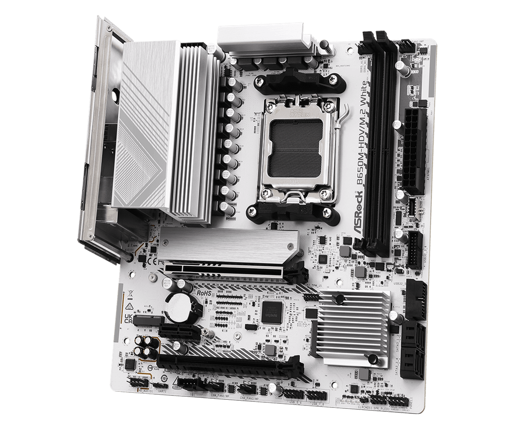 BO MẠCH CHỦ MAINBOARD ASROCK B650M-HDV/M.2 - WHITE