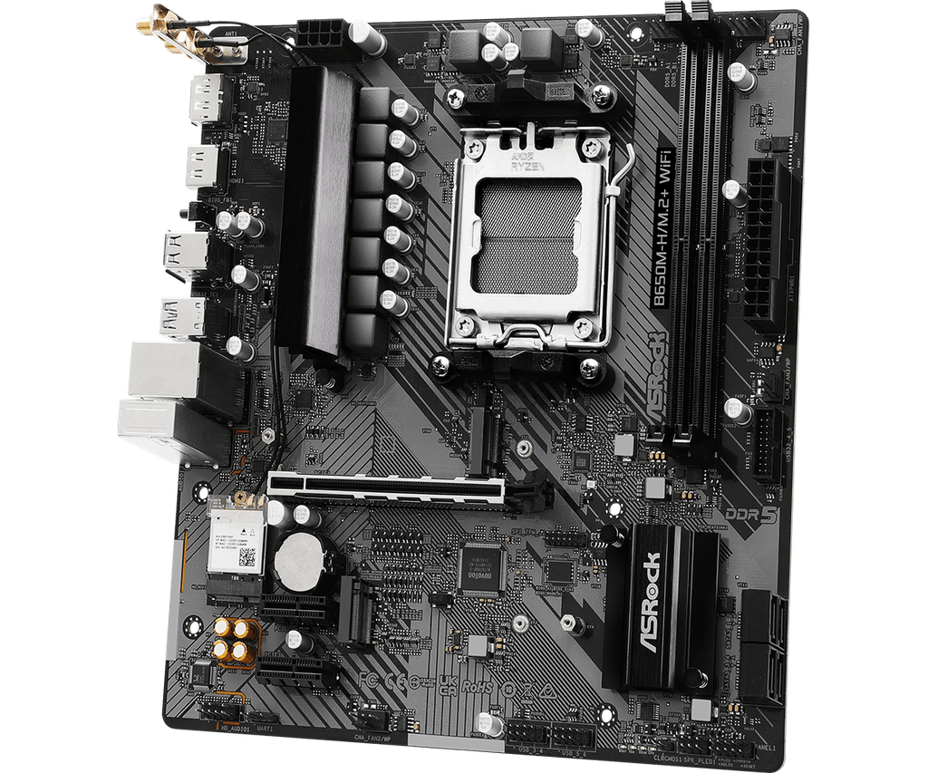 BO MẠCH CHỦ MAINBOARD ASROCK B650M-H/M.2+ WIFI