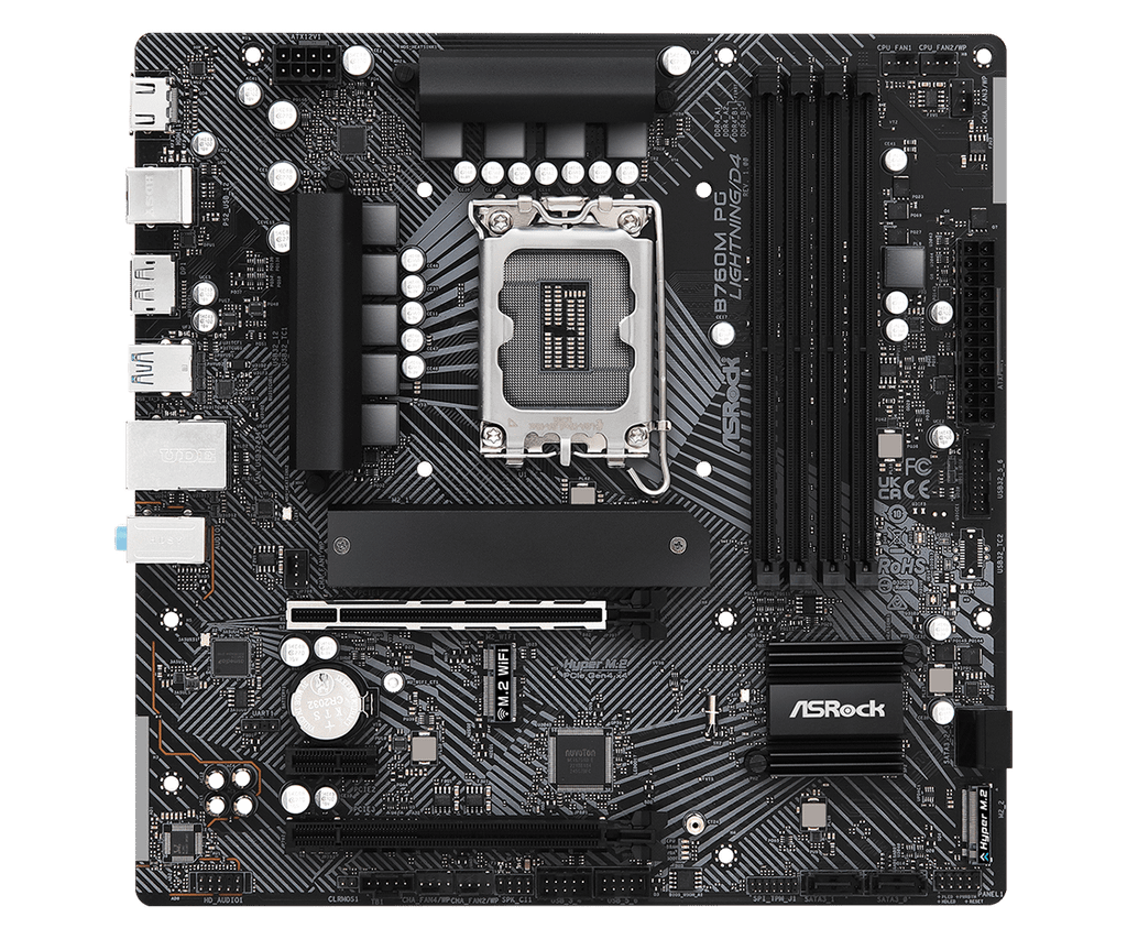 BO MẠCH CHỦ MAINBOARD ASROCK B760M PG LIGHTNING/D4