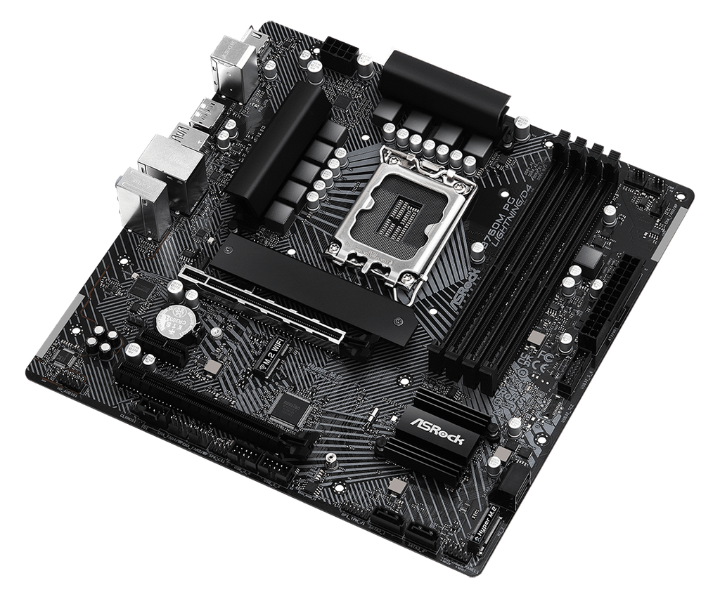 BO MẠCH CHỦ MAINBOARD ASROCK B760M PG LIGHTNING/D4