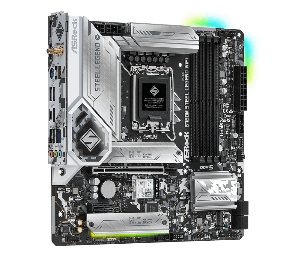 BO MẠCH CHỦ MAINBOARD ASROCK B760M STEEL LEGEND WiFi