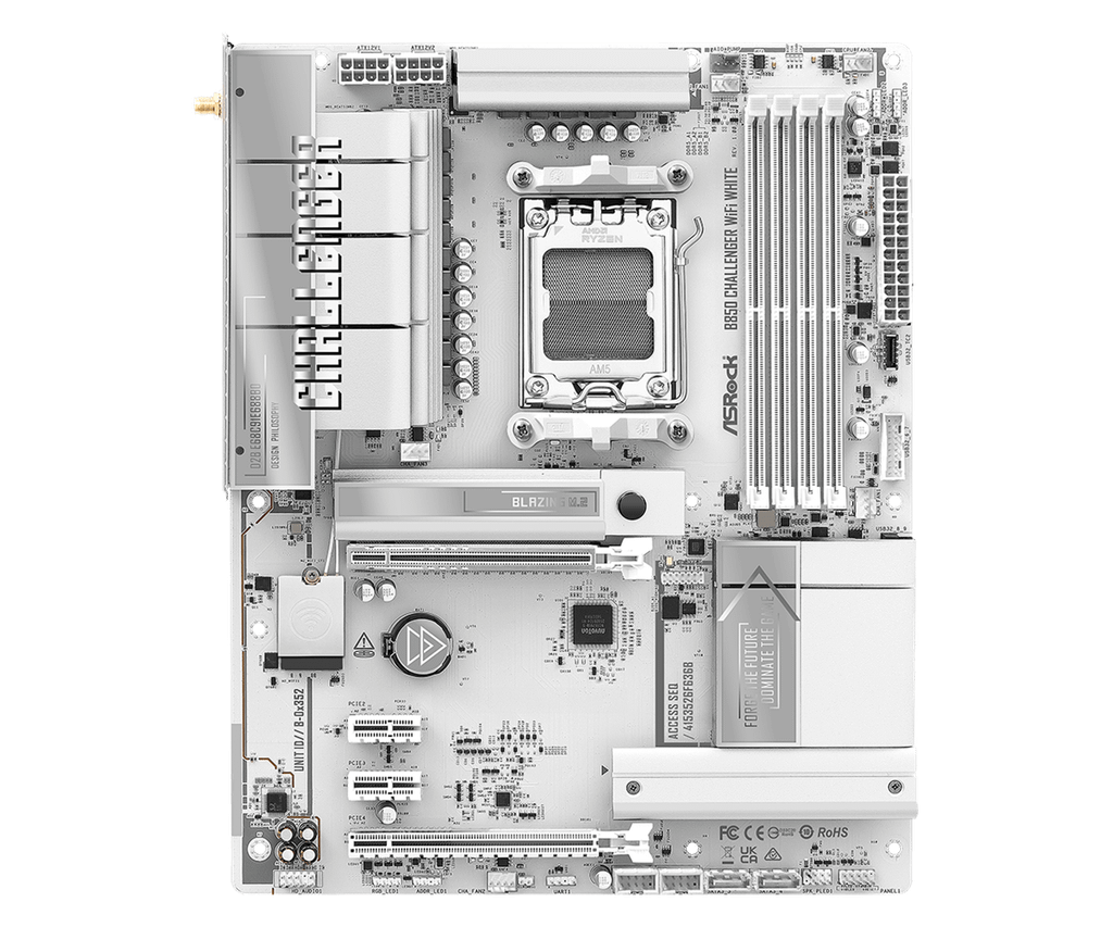 BO MẠCH CHỦ MAINBOARD ASROCK B850 CHALLENGER WIFI - WHITE