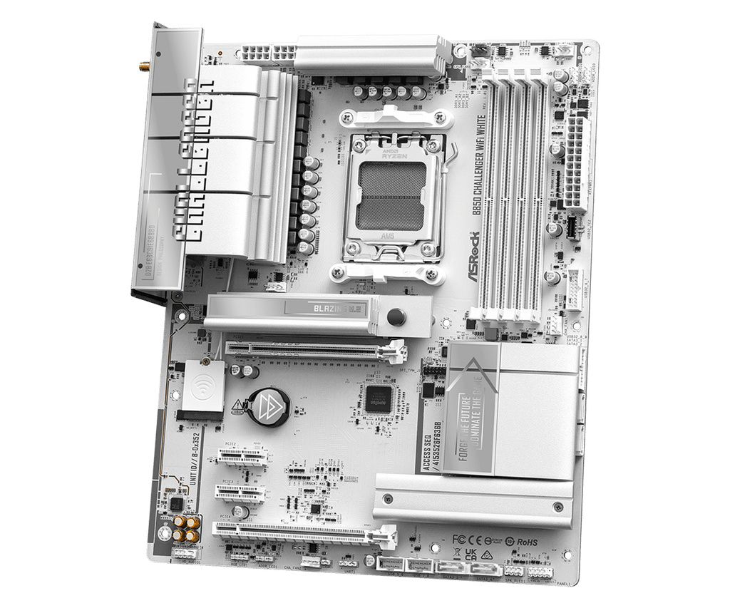 BO MẠCH CHỦ MAINBOARD ASROCK B850 CHALLENGER WIFI - WHITE