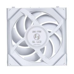 Fan Case Lian Li Uni Fan SL Wireless LCD 120 | Single Pack - WHITE (1 quạt CÓ LCD)
