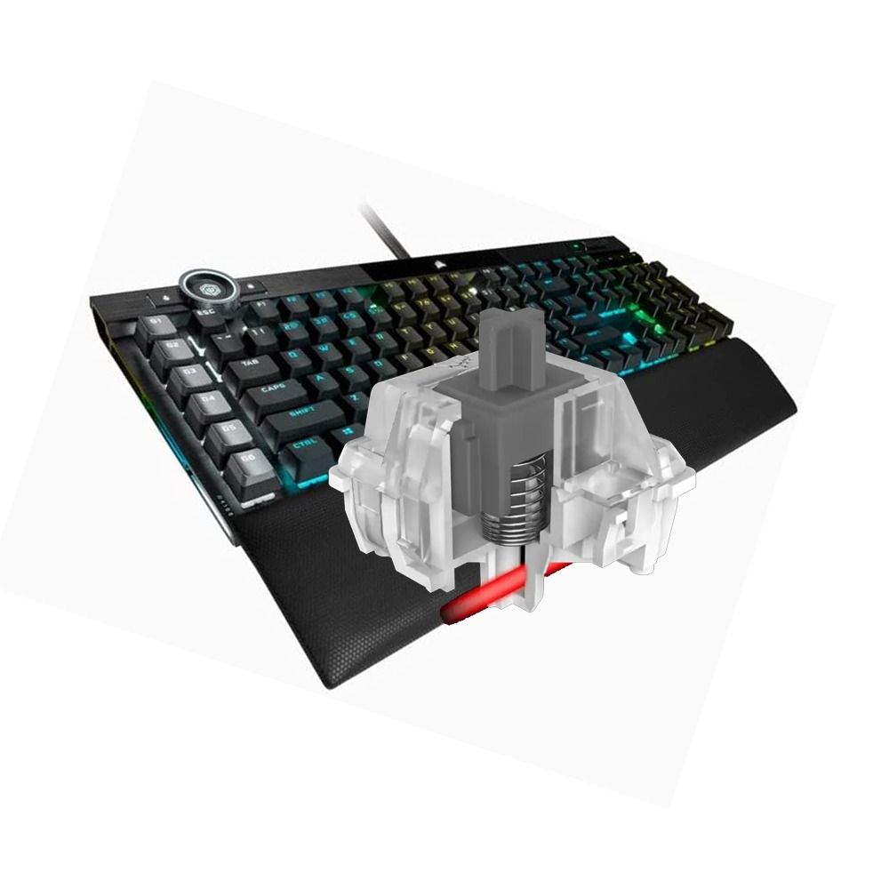 Bàn phím Corsair K100 MX SPEED RGB - BLACK