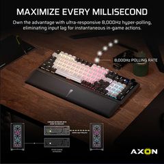 Bàn phím Corsair VANGUARD 96-MLX Pulse Dual Tone PBT-RGB - BLACK & WHITE
