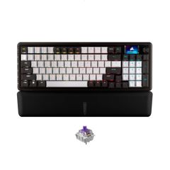 Bàn phím Corsair VANGUARD 96-MLX Pulse Dual Tone PBT-RGB - BLACK & WHITE