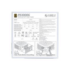 Nguồn Lian Li RS1000G 1000W 80 Plus Gold kèm RS Hub - WHITE (ATX 3.1/ Full Modular)