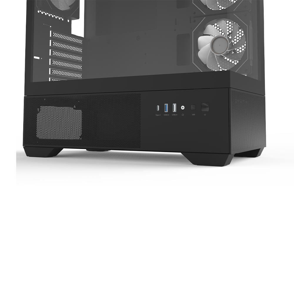 Vỏ Case Máy Tính Zalman CHRONIX V2 ARGB ATX Mid Tower - BLACK