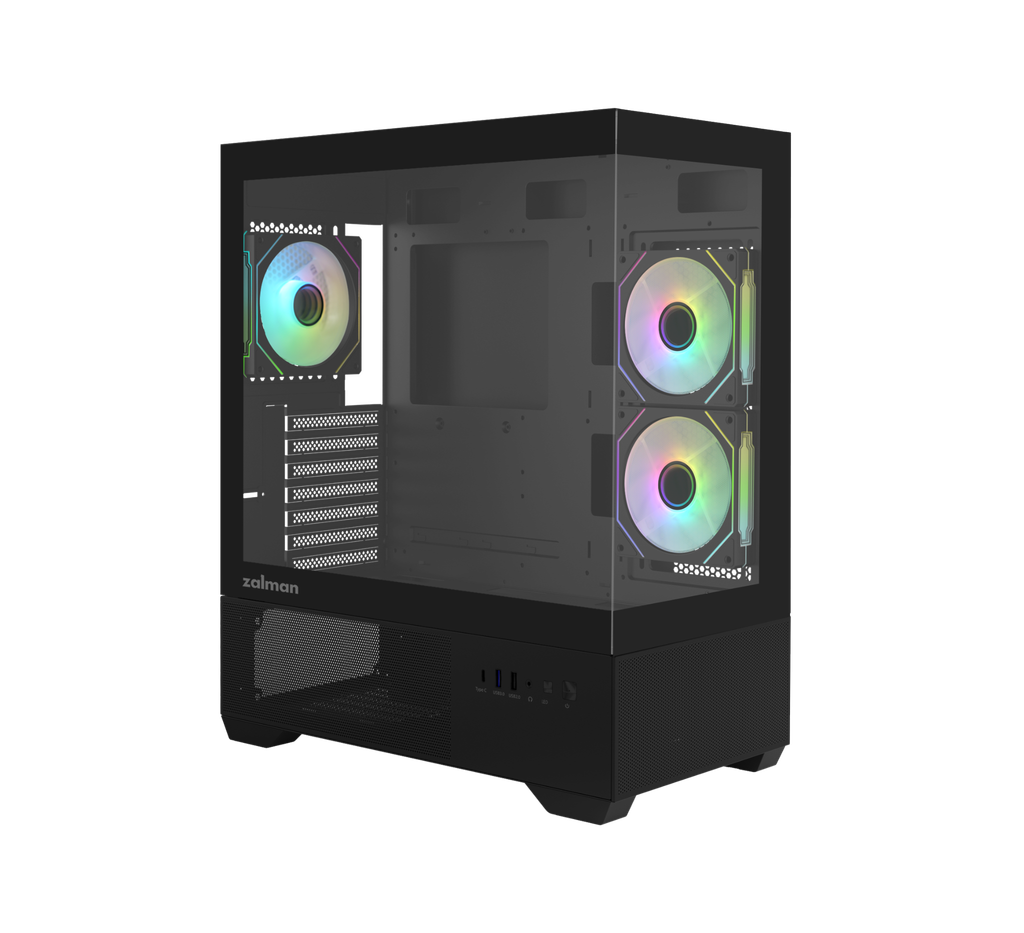 Vỏ Case Máy Tính Zalman CHRONIX V2 ARGB ATX Mid Tower - BLACK
