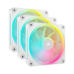 Bộ 3 Quạt Fan Case Corsair iCUE LINK LX120 RGB - WHITE