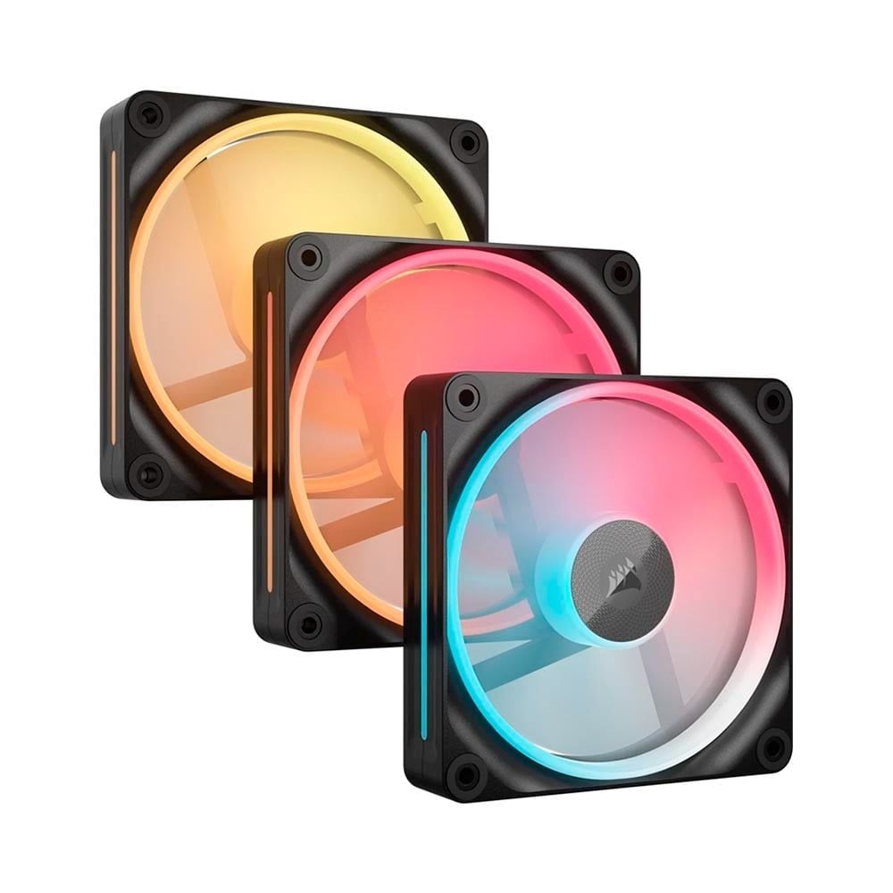 Bộ 3 Quạt Fan Case Corsair iCUE LINK LX120-R RGB - BLACK