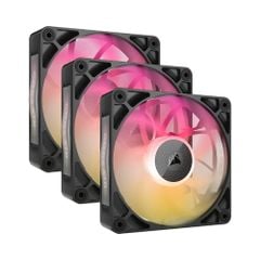 Bộ 3 Quạt Tản Nhiệt Fan Case Corsair iCUE LINK RX120 RGB MAX - BLACK