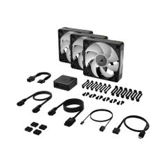 Bộ 3 Quạt Tản Nhiệt Fan Case Corsair iCUE LINK RX120 RGB MAX - BLACK