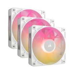Bộ 3 Quạt Tản Nhiệt Fan Case Corsair iCUE LINK RX120 RGB MAX - WHITE