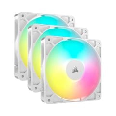 Bộ 3 Quạt Fan Case Corsair RS120 ARGB - WHITE