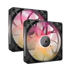 Bộ 2 Quạt Fan Case Corsair iCUE LINK RX140 RGB MAX - BLACK