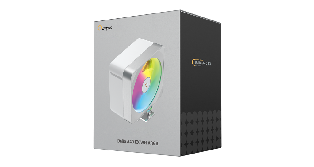 Tản Nhiệt Khí Ocypus Delta A40 EX ARGB - WHITE