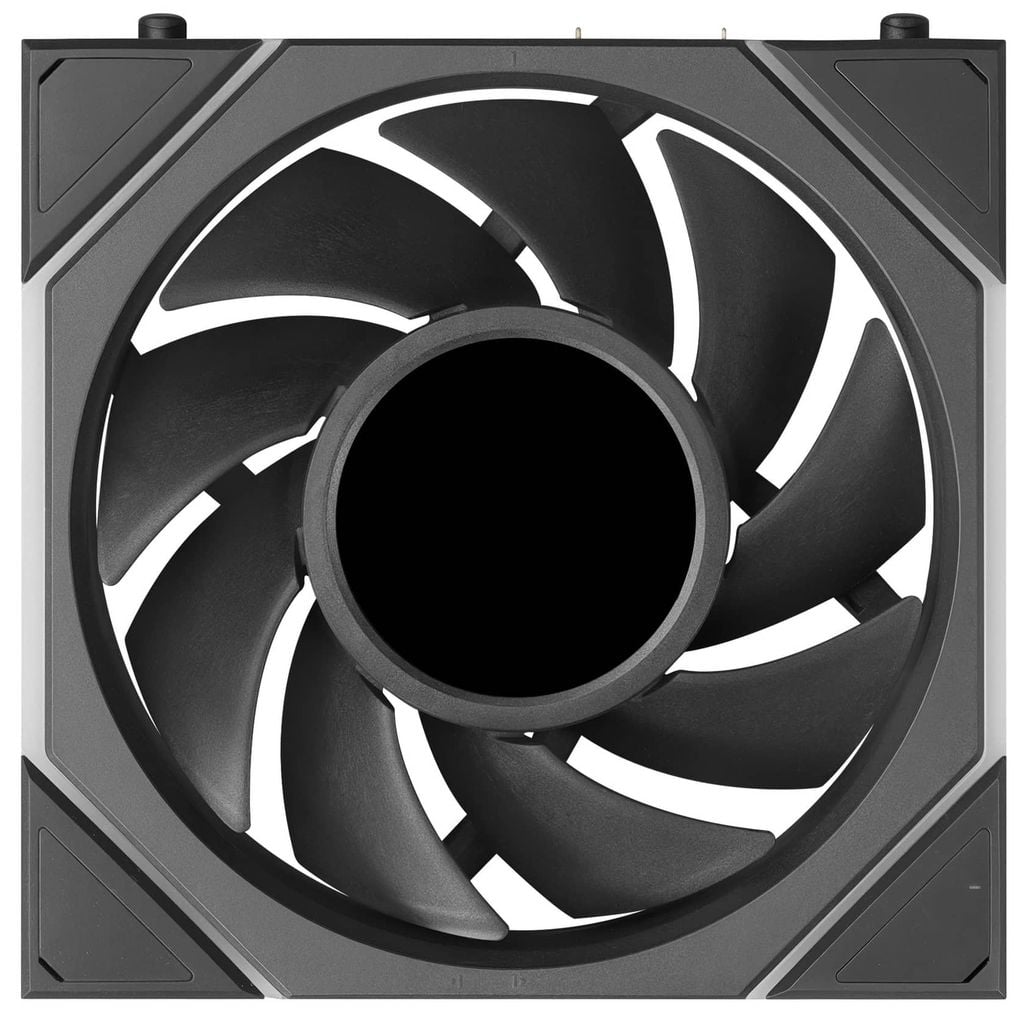 Bộ 3 fan case Lian Li Uni Fan TL FLEX LCD 120 REGULAR | REVERSED BLADE - BLACK (Quạt LCD 12cm)