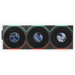 Bộ 3 fan case Lian Li Uni Fan TL FLEX LCD 120 REGULAR | REVERSED BLADE - BLACK (Quạt LCD 12cm)