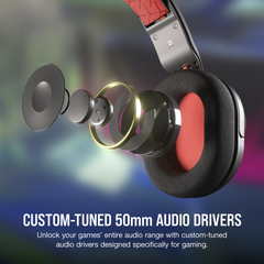 Tai nghe Corsair HS35 V2 Carbon - BLACK