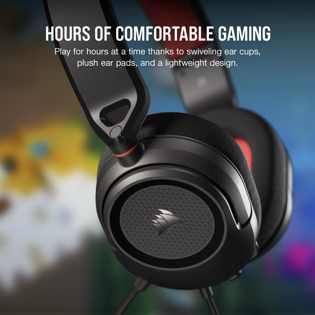 Tai nghe Corsair HS35 V2 BLUE - BLACK