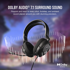 Tai nghe Corsair HS35 Surround V2 Carbon - BLACK