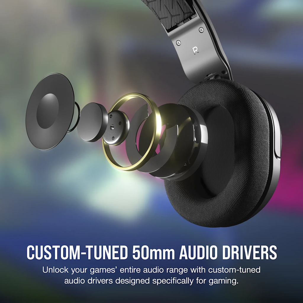 Tai nghe Corsair HS35 Surround V2 Carbon - BLACK