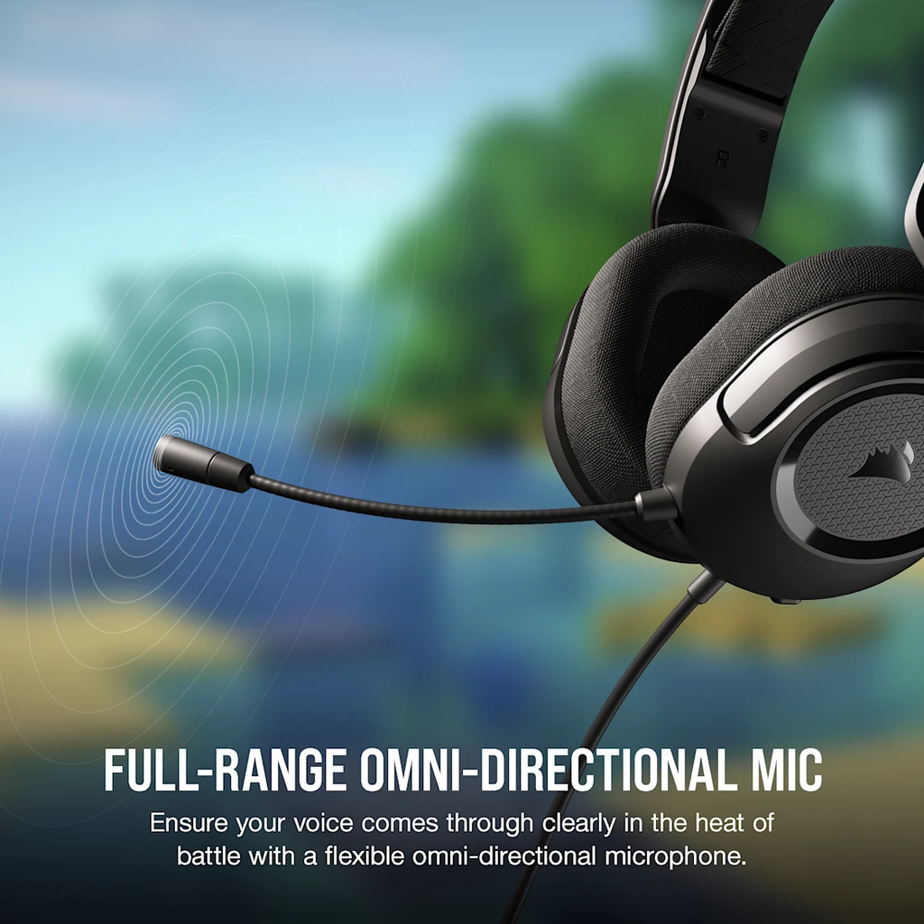 Tai nghe Corsair HS35 Surround V2 Carbon - BLACK