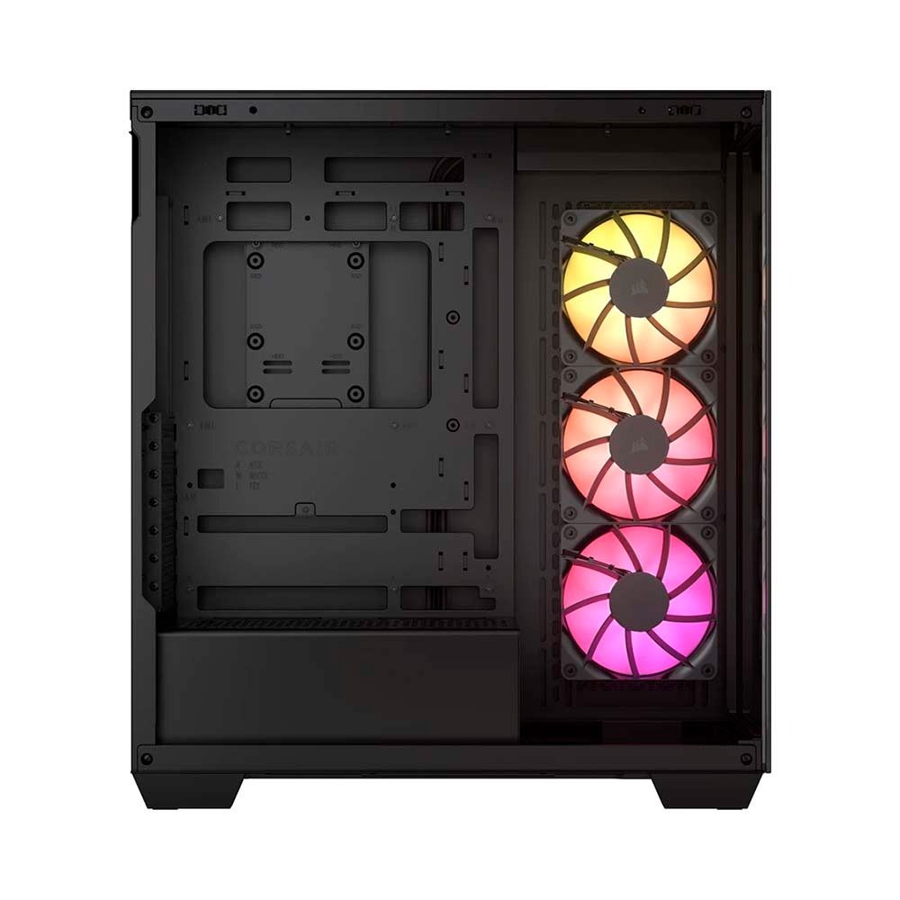 Vỏ Case máy tính Corsair 3500X Tempered Glass Mid-Tower RGB - BLACK