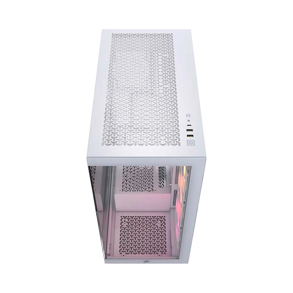 Vỏ Case máy tính Corsair 3500X Tempered Glass Mid-Tower RGB - WHITE