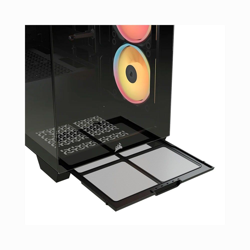 Vỏ Case máy tính Corsair 3500X Tempered Glass Mid-Tower LX-R RGB iCUE LINK - BLACK