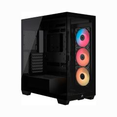 Vỏ Case máy tính Corsair 3500X Tempered Glass Mid-Tower RS-R RGB - BLACK